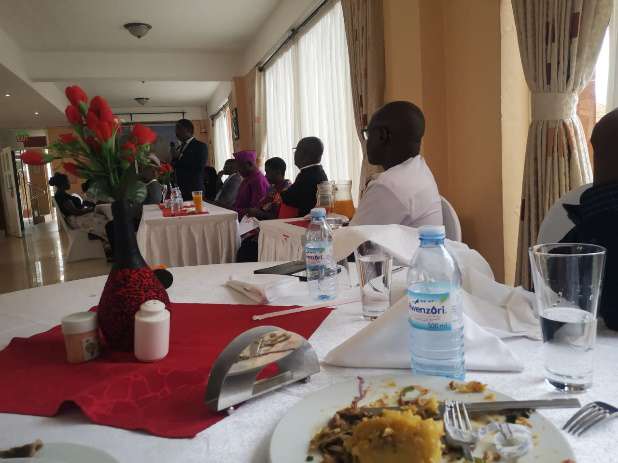 Members of the Fathers' Union at the St. Peter's Day luncheon