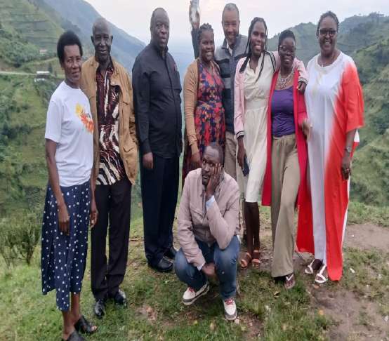 A mixed group of St. Luke's missioners posing outdoors during regional outreach